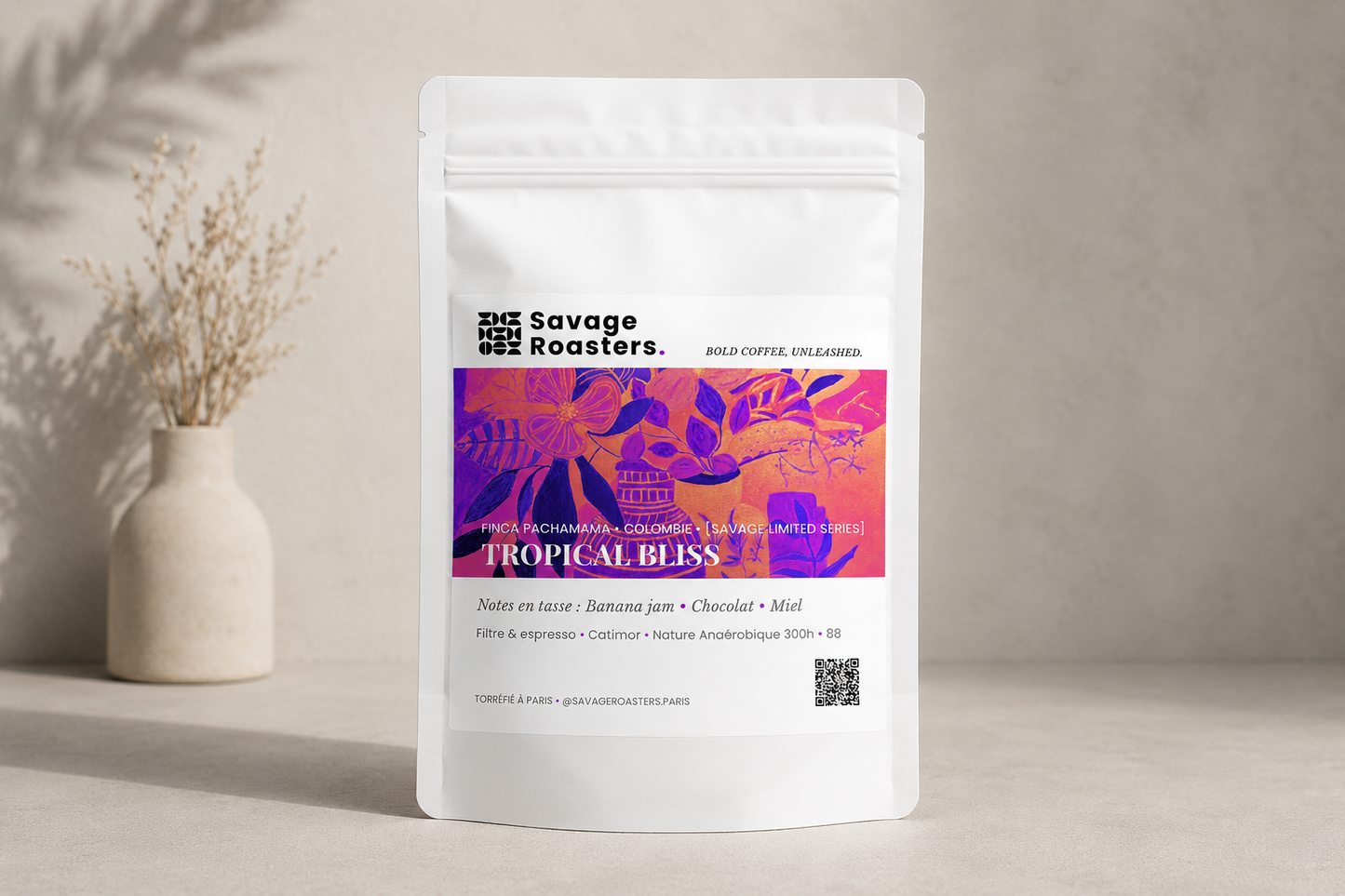 Colombie - Tropical Bliss - Catimor Natural anaerobic 300h [Savage Limited Series]