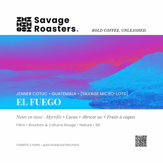 Guatemala, Atitlán - Jenner Cotuc - Bourbon & Caturra natural [Savage Micro-Lots]
